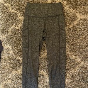 Aerie pocketed leggings heather grey
